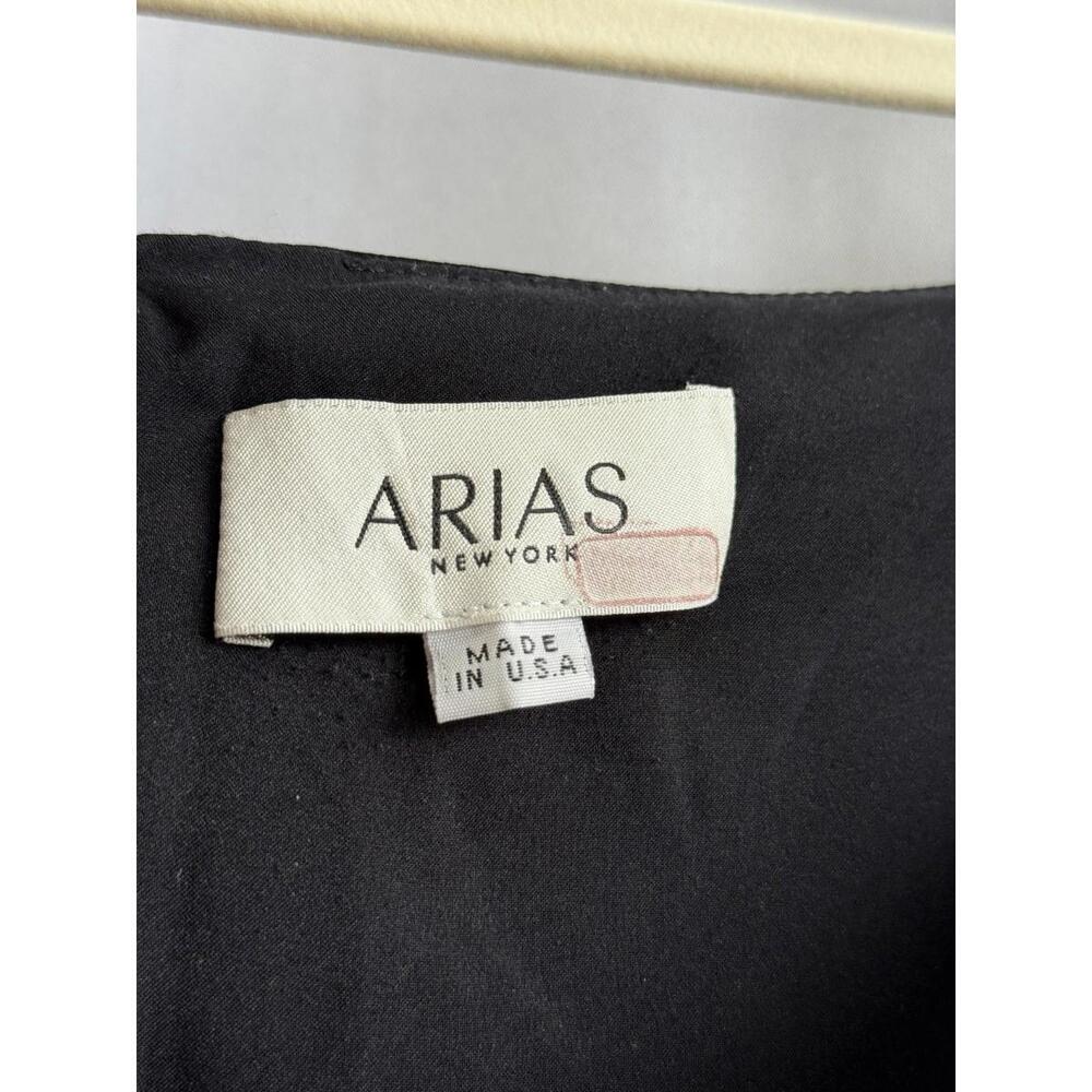 ARIAS New York Asymmetrical Dress Size 8 with Fabric Pull - Picture 6 of 16